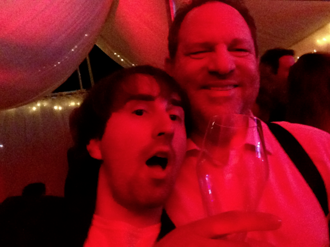 stasera super party con Harvey Weinstein, boss della Miramax e produttore di Tarantino!